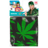 Šátek s potiskem marihuana